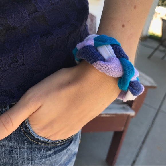 Handmade T-shirt Bracelet - Picture 2 of 3